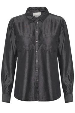 My Essential Wardrobe skjorte - 15 THE DENIM SHIRT, Grey Wash